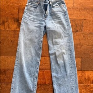 Agolde Classic Blue Denim Jeans